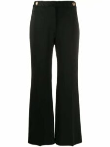 Givenchy Braid Cropped Flared Trousers